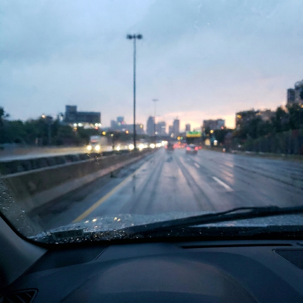 Windshield clear after ClearView treatment